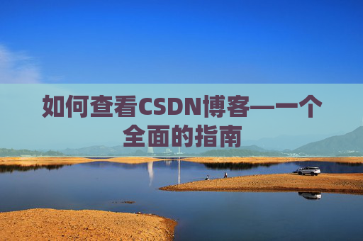 如何查看CSDN博客—一个全面的指南